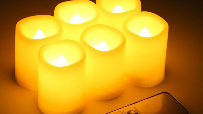 Kohree Battery-Powered Flameless Pillar Candles, $12 with code A9FPLVLC